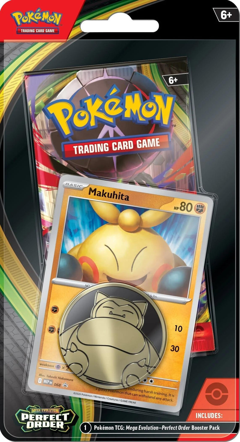 Pokemon TCG: Mega Evolution - Perfect Order Checklane Blister [Makuhita]